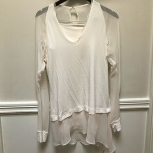 Marie Saint Pierre shirt and skirt